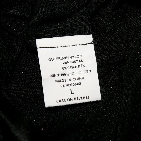 ALTAR'D STATE Jumpsuit Metallic Sexy Formal Stretch One Piece Black Gold Large - Picture 8 of 16